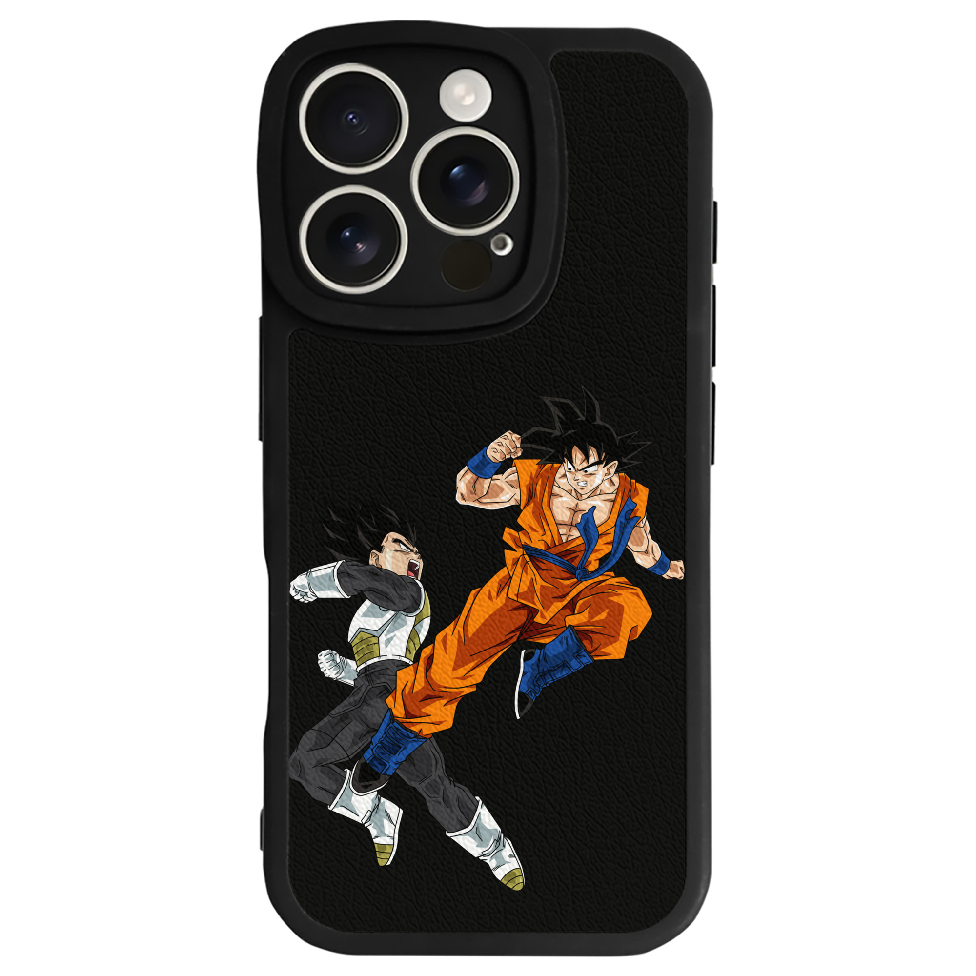 （画像用） ドラゴンボール 孫悟空（そん ごくう）Son Goku カカロット DRAGON BALL Kakarotto 【iPhone 16シリーズ対応】シリコンスマホケース（レザー調） 材質：シリコン